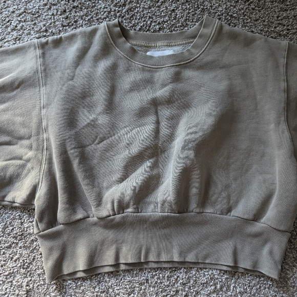 TNA Cropped Crewneck Pullover - Picture 4 of 7